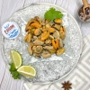 Мидии очищ.( мясо мидий) Чили, 100-200шт в кг, фасовка 0,5кг